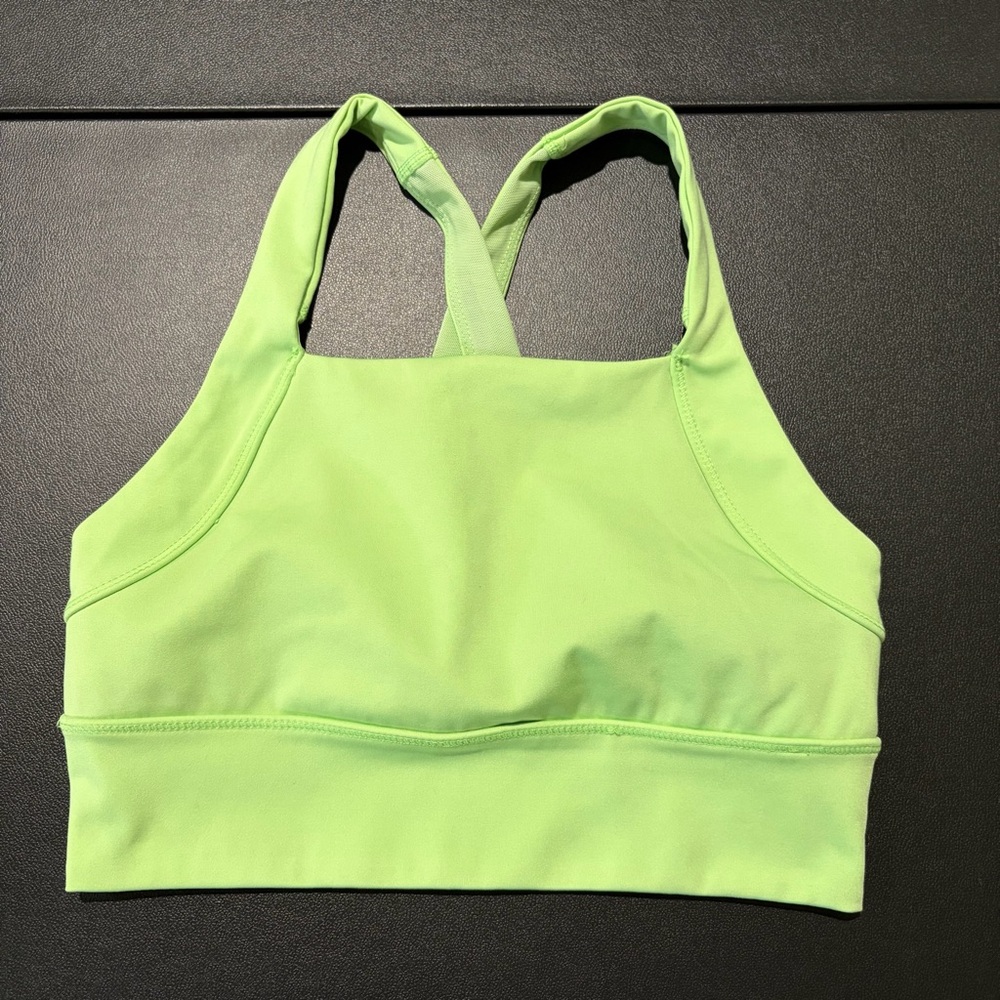 Free People FP Movement In Your Corner Bra Neon Green SZ XS